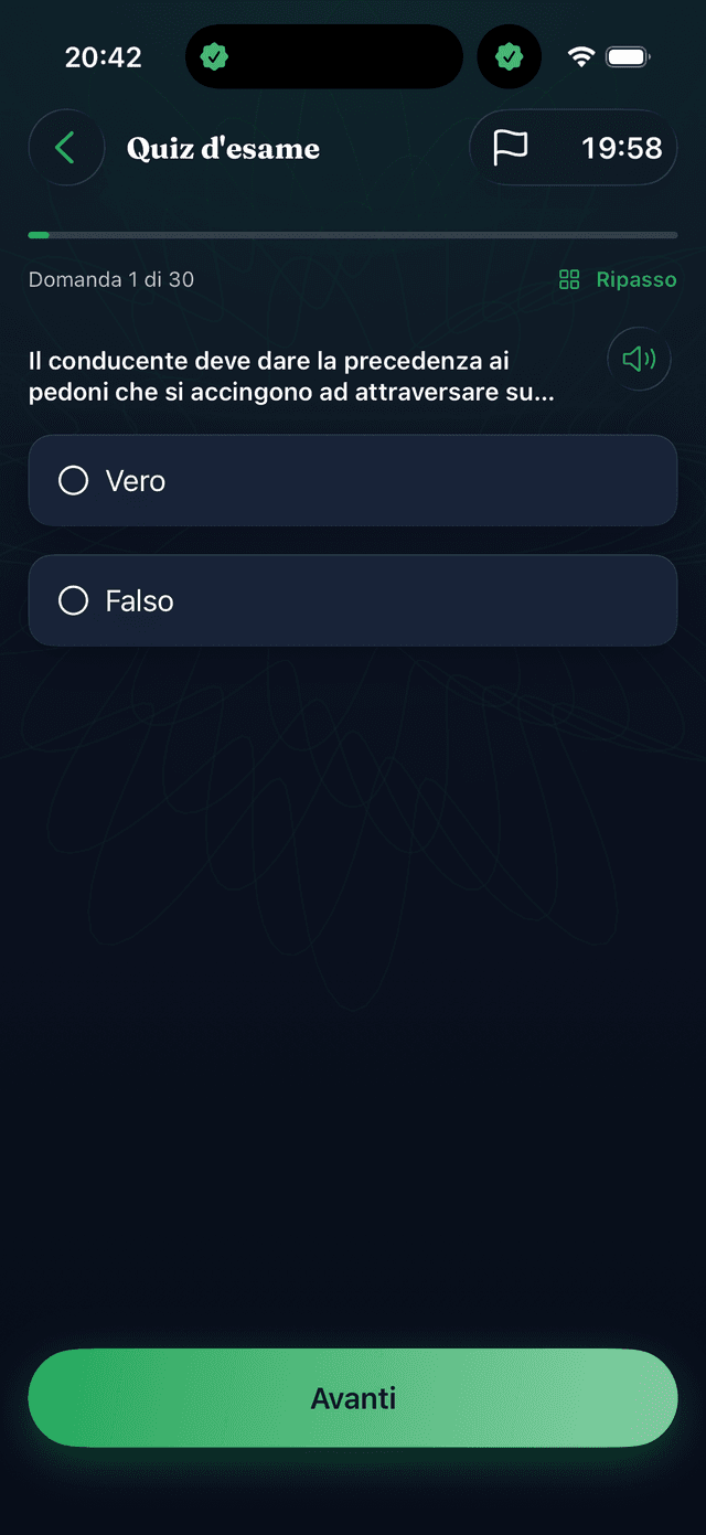 Affronta la prova reale